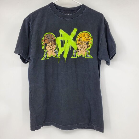 Vintage WWE DX Generation Shawn Michaels Front Back Graphic Wrestling Shirt Med